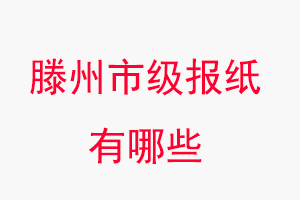 滕州报纸有哪些，滕州市级报纸有哪些找我要登报网