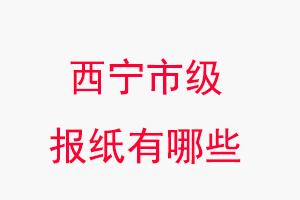 西宁报纸有哪些，西宁市级报纸有哪些找我要登报网